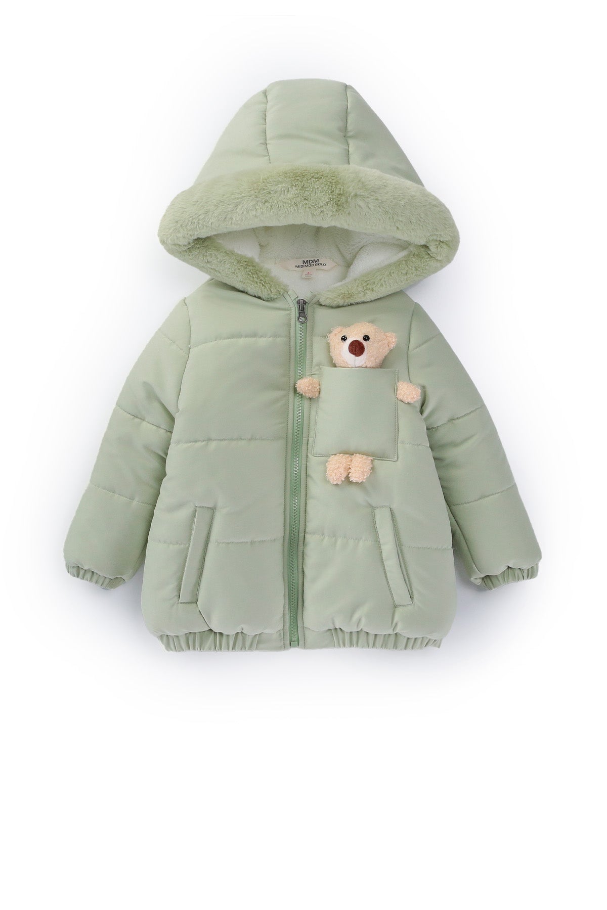 little cutie fleece puffer jacket