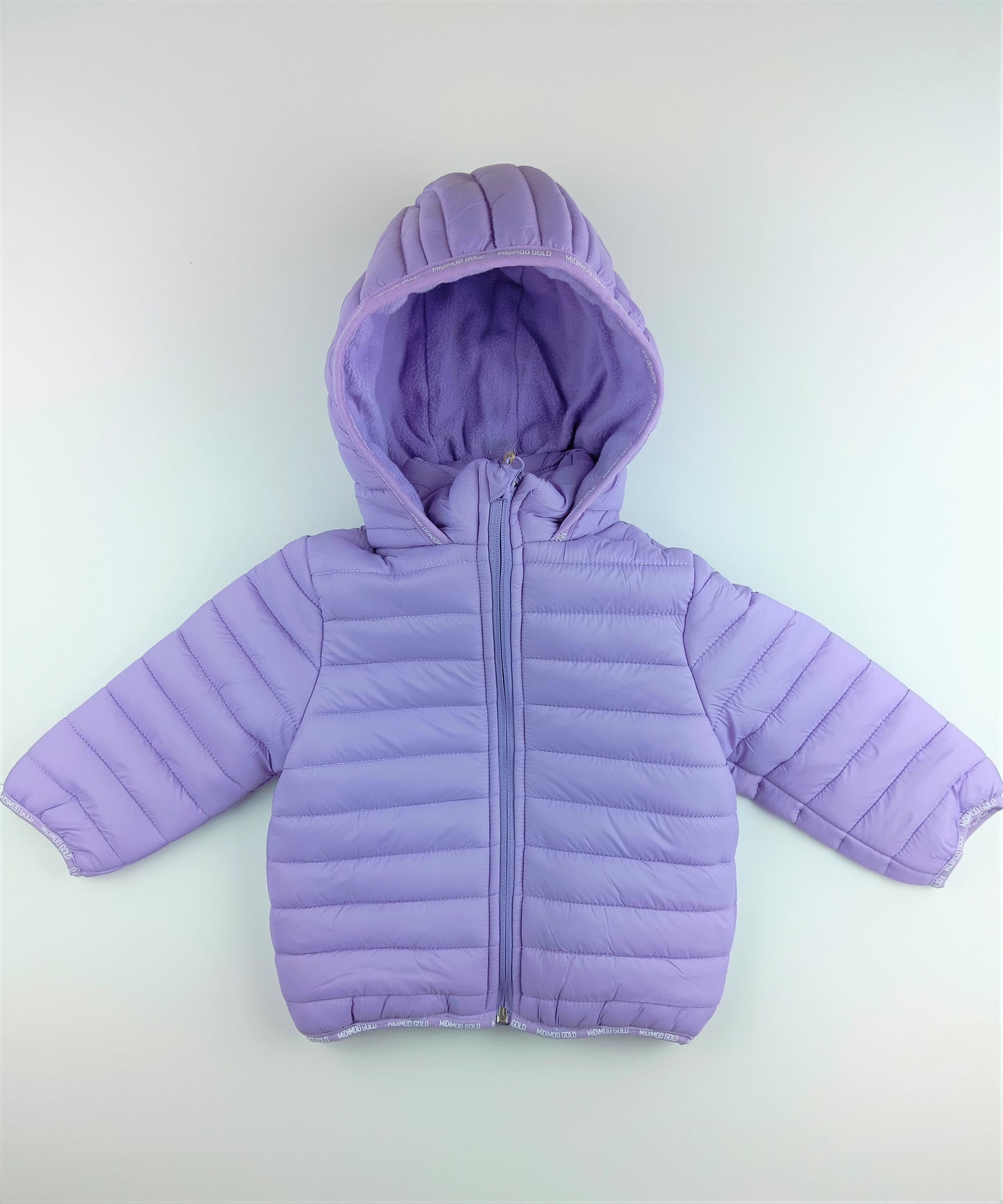 Basic fleece lined puffer jacket