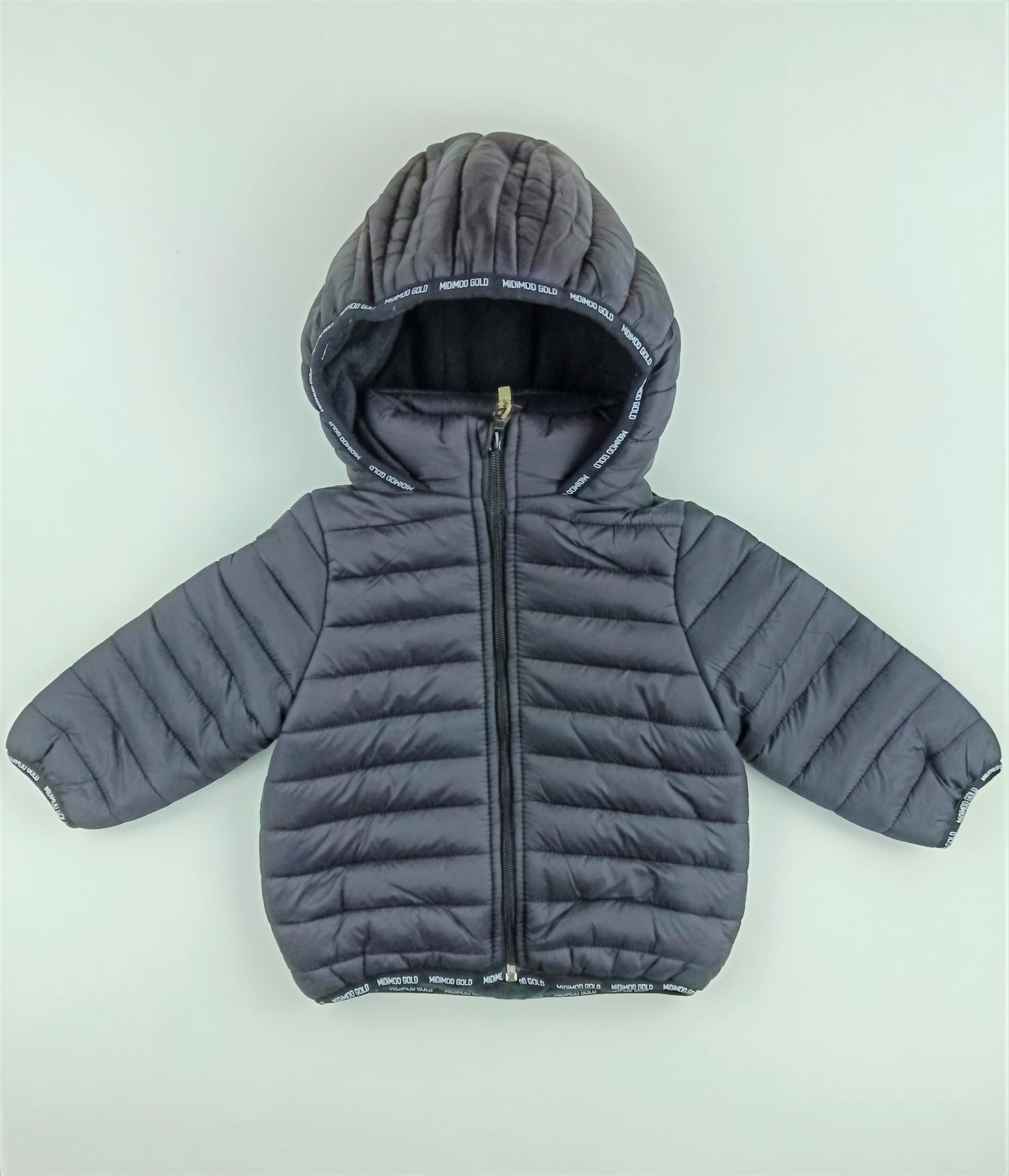 Basic fleece lined puffer jacket
